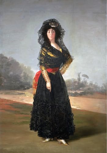 Affiche Goya la duchesse d'Albe toile decorative 60x90cm