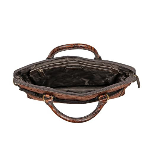 Image of Hidesign CARNEGIE 01 Genuine Leather Men's Laptop Bag