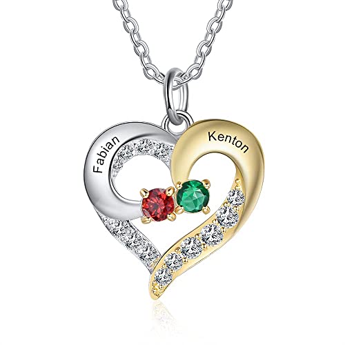 Lorajewel Collana Donna Argento Collana con Nome