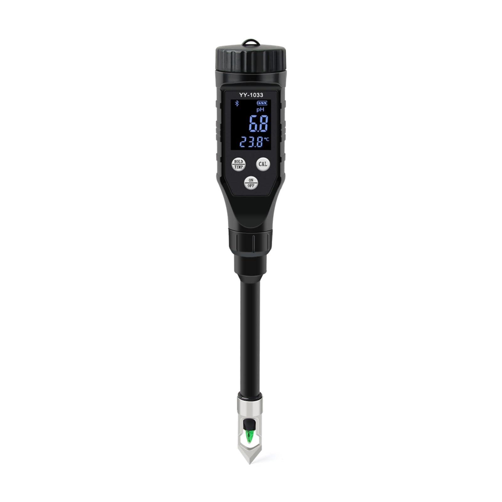Tester miernika PH, Inteligentny miernik PH gleby 0.0~14.0pH Tester gleby rejestrator danych temperatura analizator kwasowości dla hydroponiki sadzenie ogród pola uprawne,Woda pitna, Hydroponika, S