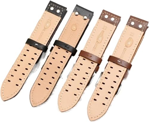 Sangle de montre en cuir véritable pour H77616533 style chic quotidien
