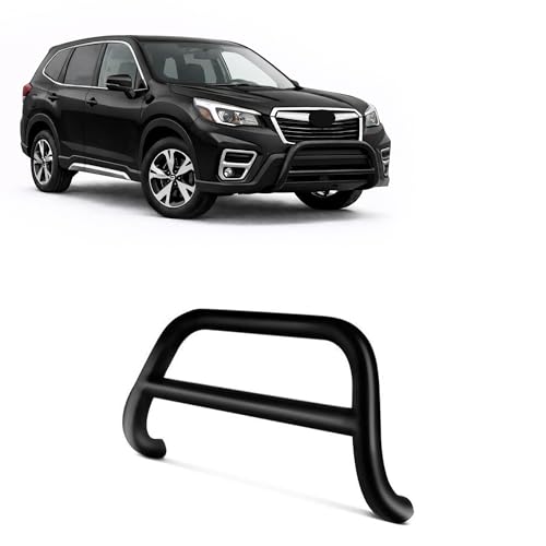 Image of Black Horse Bull Bar A BAR No Skid Plate Black Compatible with 2020-2024 Subaru Forester-CBB-SU0202