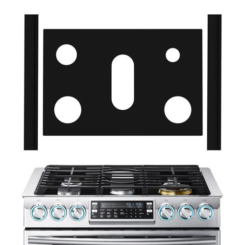 Stove Cover, Stove Top Protectors for Samsung Gas Range, 0.4 mm Thick Reusable Gas Stove Burner Covers, Non-Stick Stove Liner Compatible With Samsung Gas Stove, Washable Stove Protector