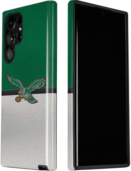 Skinit Pro Phone Case Compatible with Galaxy S22 Ultra - Officially Licensed NFL Philadelphia Eagles Vintage Design
