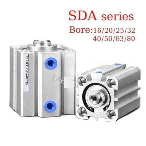 Cylindre pneumatique type Airtac SDA alésage 16mm course 10mm - 3