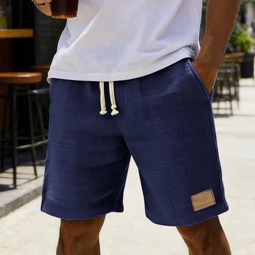 Shorts casuales hombre talla X-Large azul oscuro miniatura 2