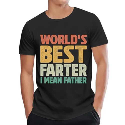 Father Shirt - T-Shirt for Men, Fathers - Gifts for Dad from Daughter Son - Best Dad Shirts - World...