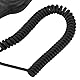 Handmikrofon, Lautsprecher Mikrofon, 3,5-mm-Kopfhörerbuchse Lautsprechermikrofon Talkie Radio Handmikrofon Walkie-Talkie-Mikrofon mit Stahl Gürtelclip