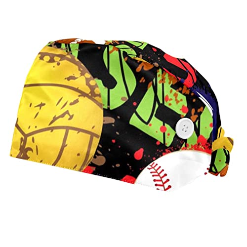 Couvre-chef unisexe casquette de travail pour retenir les cheveux et absorber la sueur au boulot