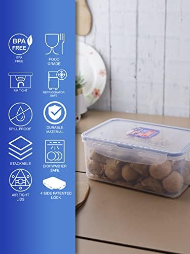 Lock & Lock Rectangular Water Tight Food Container, Tall (1.4 Liter)