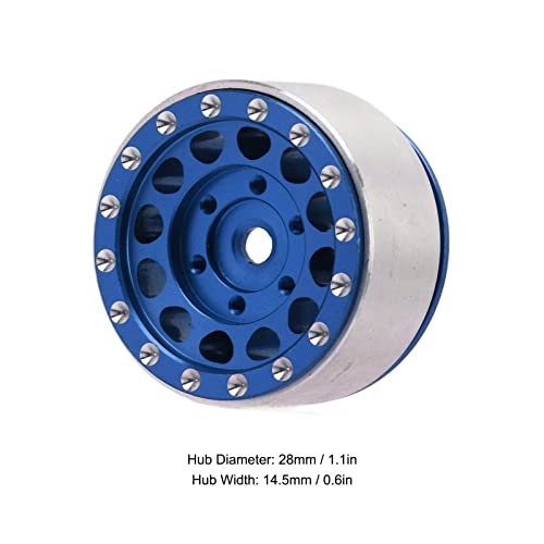 Cubo de Aro de Roda RC 4pcs RC Beadlock Cubo de Roda Resistente à Corrosão Liga de Alumínio de Alta