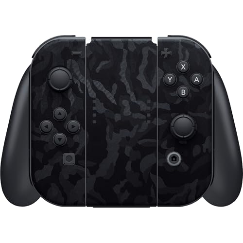 Image of Razer Console Skin: Switch - Controller Wrap - Premium 3M Cast Vinyl - Scratch Protection - Unique Designs & Finishes - Easy Application - Black Camo
