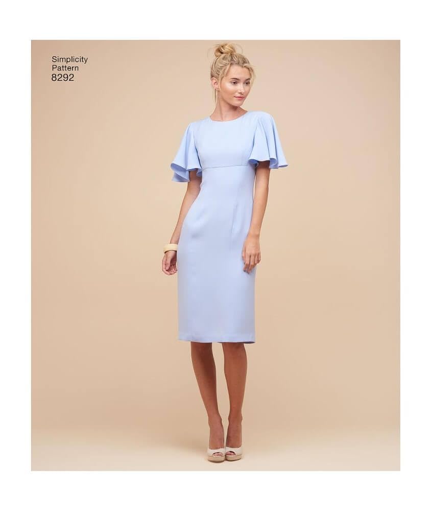 Amazon.com: Simplicity US8292R5 Women's Flared Sleeve Dress Sewing Patterns,  Sizes 14-22 : Arts, Crafts & Sewing