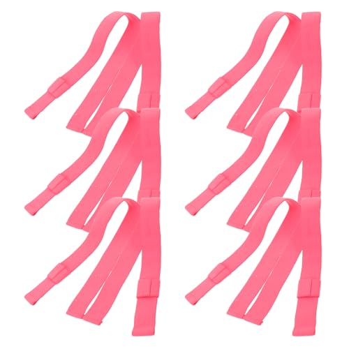 Correas de snorkel antideslizantes rosa claro diademas de repuesto de neopreno de 2 mm