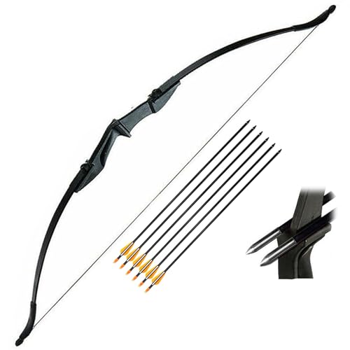 Image of Professional Archery Bow 54'' 40 lbs Recurve Bow and Arrow Sets for Adults
