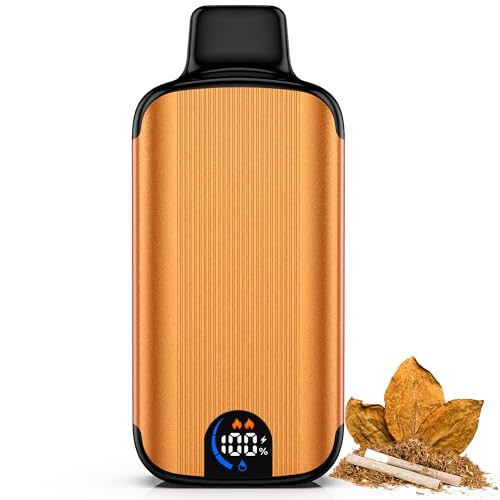 ARASHI 電子タバコ 使い捨て ベイプ クラシックタバコ シーシャ 18,000回吸引可能 禁煙パイポ vape 持ち運び エアフロー調節可能 爆煙 水蒸気タバコ LED液晶ディスプレイ搭載 ニコチン タール無し 禁煙グッズ