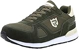 CÓMODO: Los zapatos de seguridad están hechos de malla tejida ultraligera y transpirable, y tienen un excelente soporte para el arco, manteniéndote cómodo todo el día.