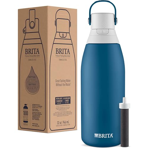 Brita Stainless Steel 32oz Insulated Filtering Water Bottle — view 9