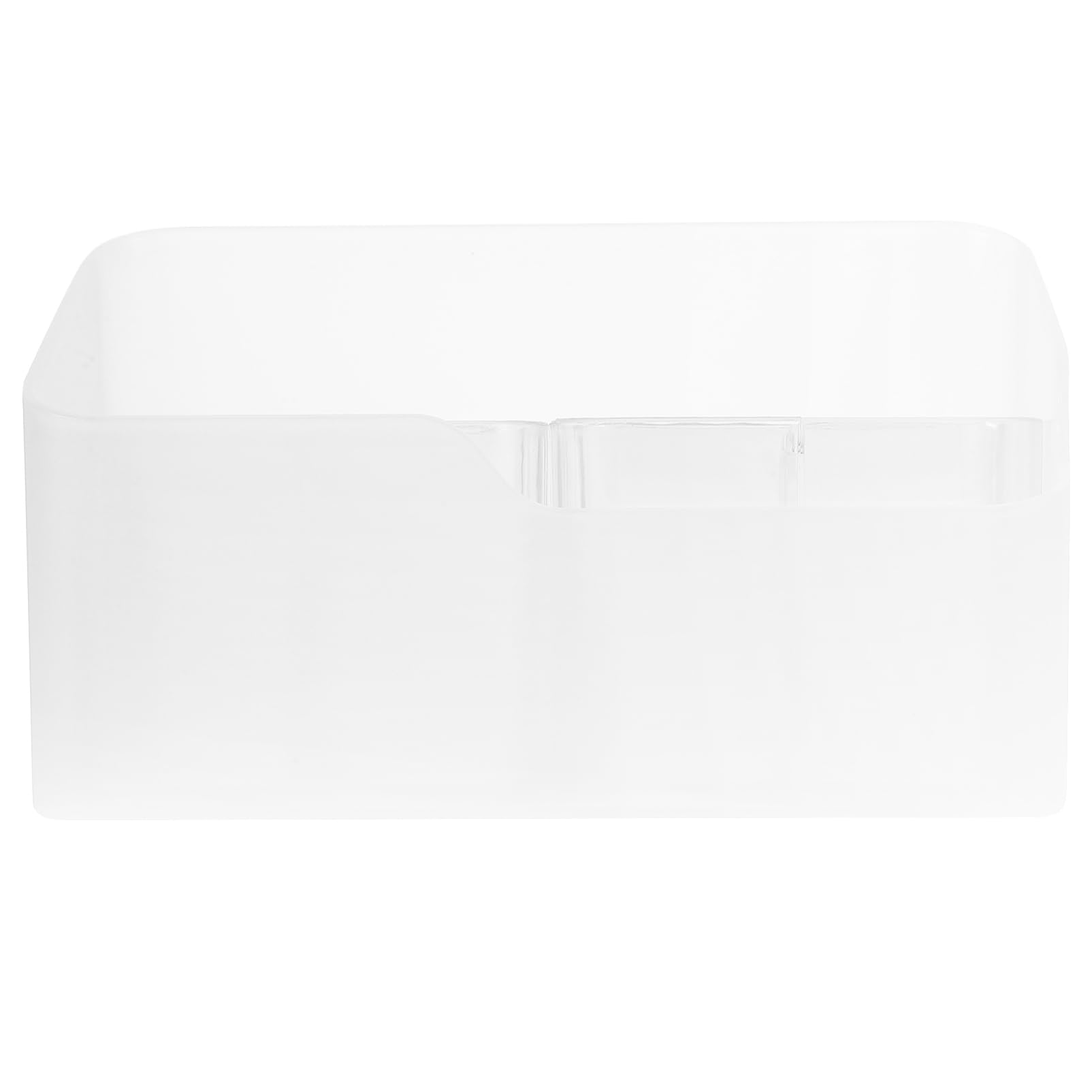 3 Sätze Makeup Organizer mit Abnehmbaren Fächern Großer Kosmetik Aufbewahrungskoffer für Badezimmer Schminktisch Weißes Design für Make Up und Schreibwaren Platzsparend und