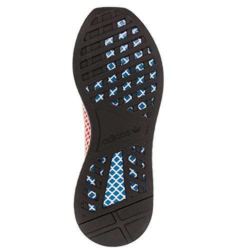 adidas Deerupt Runner Womens (Solar Red/Bluebird, 5.5) - Image 4