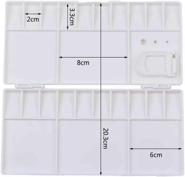 日時指定 Leige 1ピース25 グリッドパレット大アートペイントトレイアーティストオイル水彩プラスチックパレットのための絵画のサプライド子供たちの描画玩具 Marcielyons Com