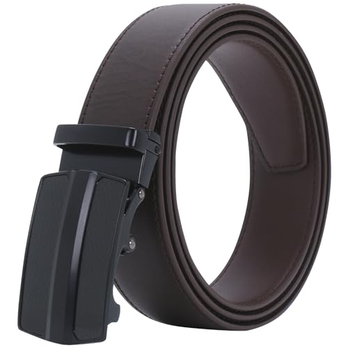 Men's Auto Lock PU Leather Belt