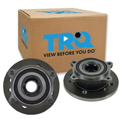 Image of TRQ 2 Piece Front Wheel Bearing & Hub Assembly Set for 2002-2006 Mini Cooper