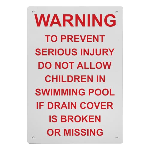 Warning To Prevent Serious Injury Do Sign, 8.5 x 11 in