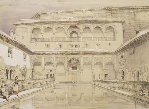 Affiche Cour des Myrtes John Frederick Lewis Impression Toile Salon 60x90cm