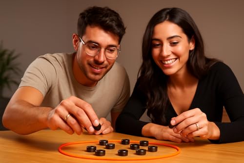 Image of Awestuffs Family Board Games for Adults and Kids - Ages 14 and up, 2 to 4 Players (Magnet Game for Adults & Kids)