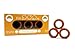Produktbild Original FinGears - Made in Europe - Magnetringe - Magnetic Rings - Fidget Spiel (M, Orange-Schwarz)