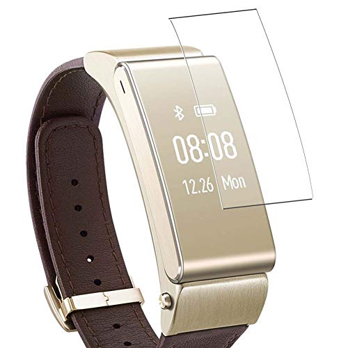 Vaxson 3 Unidades Protector de Pantalla, compatible con Huawei TalkBand B2 smartwatch Smart Watch [No Vidrio Templado] TPU Película Protectora
