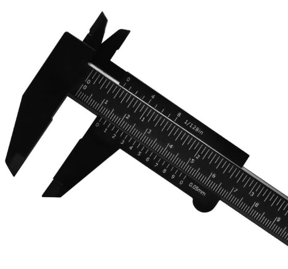 Calibrador interior y exterior 0-150mm plástico
