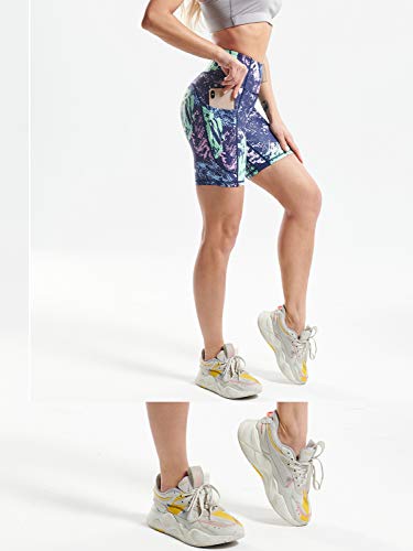 CADMUS High Waist Yoga Shorts for Women 3'' / 4'' / 6'' / 7'' / 8'' Naked Feeling Workout Running Biker Shorts3