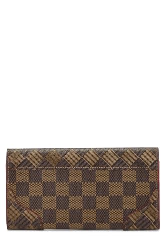 Pre-Loved Damier Ebene Caissa Wallet, Brown3