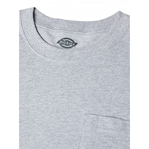 Dickies Heavyweight Ls Pocket Tee Relaxed, T-Shirt Uomo, Heather Grey, M - 4