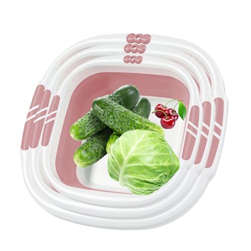 Lavavajillas Plegable - Lavabo Lavavajillas para Enjuagar a fondo | Lavadora Facial Portátil para Ropa de Frutas Baño de Pies Camping Lavandería