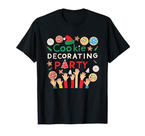 Holiday Baking Family Cookie Decorating Party Fun Kids Camiseta