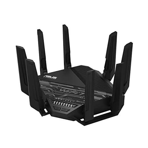 Asus RT-BE96U BE19000 802.11BE Router WiFi 7 de desempenho de três bandas com suporte de 6 GHz, porta dupla de 10 G, 320 MHz, segurança vitalícia da Internet, suporte AiMesh