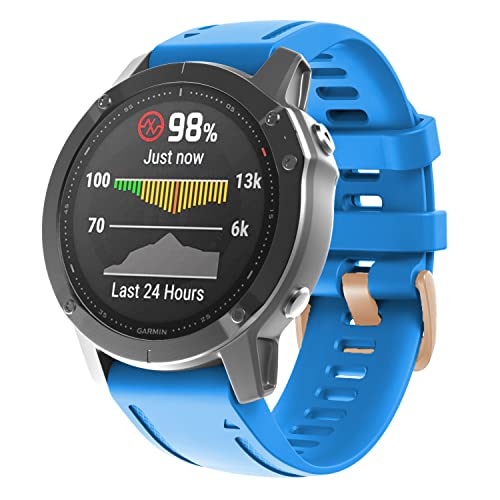 Fleshy Leaf QuickFit 20mm Watch Band Compatible with Garmin Fenix 7S 5S/ 5S Plus, 6S/ 6S Pro, D2 Delta S, Descent Mk2S - Image 4