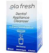 Ola Fresh Dental Appliance Cleaner - Retainer Cleaner, Denture Cleaner, and Dental Night Guard Cl...