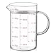 Tassen Becher günstig Kaufen-Luvan 500 ml/2 Tassen/17 oz Glas Messbecher, Kleiner Glas Messbecher für Backen und Kochen, Unentbehrliches Werkzeug für Küche oder Restaurant