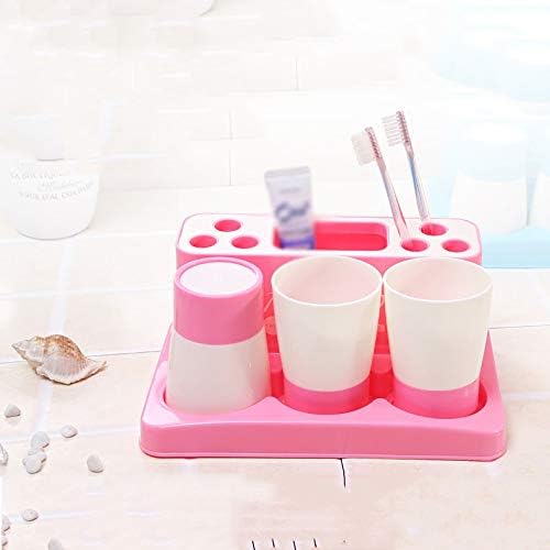 Multifunctional Toothpaste Cup Toothbrush Holder Two Three Creative Wash Brush Cup Bathroom Accessories Comb Holder