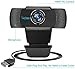 immagine 1vcloo Webcam 1080P Full HD con Microfono - PC Portatile Desktop USB 2.0 Videocamera per Videochiamate, Studio, Conferenza, Registrazione, Gioca a Giochi e Lavoro a casa