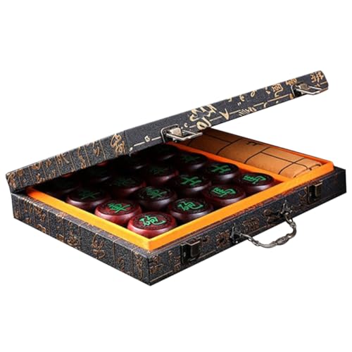 Échecs chinois traditionnels Xiangqi portables pour animer vos soirées jeux en famille