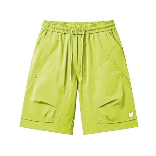 Short Homme Cargo Randonnée d'Été Pantalon Court Baggy pour le Plein Air