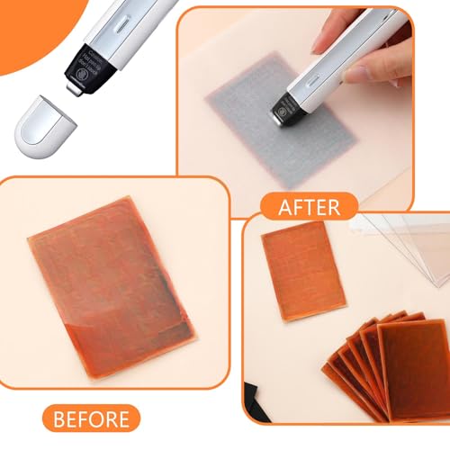 Grinsvalley 213 Pcs Card Cleaning Kit Sports Trade Card Flattening Tool Kit, Cleaning Spray, Polishing Paste, Microfiber Cloth, Acrylic Sheets, Plastic Clamps, Thermal Pen, PC Sheets by Grinsvalley - Image 7