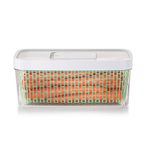 Oxo Good Grips Little Salad & Herb Spinner & Good Grips Greensaver Produce Keeper - Large #TOP5
