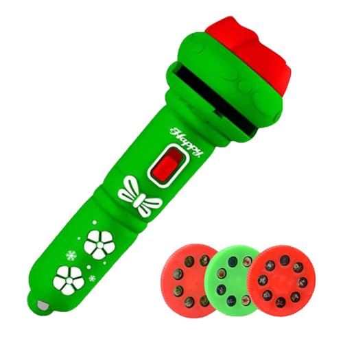 子供用プロジェクター懐中電灯 投影カード付き,クリスマス用プロジェクターライト - 寝室 旅行 ホリデー 家庭 子供 パーティーグッズ 幼稚園