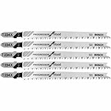 Bosch T234X Progressor Wood Blade (5-Pack)